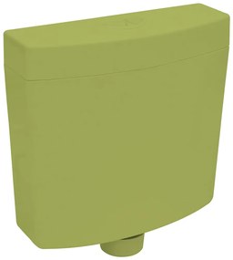 Autoclismo WC c/ entrada de água inferior 3/6 L verde azeitona