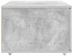 Gabinete de Gavetas Cinza Concreto Concreto Médio Portas