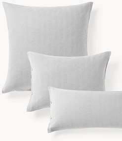 Fronha de almofada em flanela com padrão de espinha de peixe Wanda