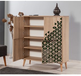 Armário Multiuso Multilux – Carvalho Sonoma – 95x111x36 cm