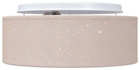 Luminárias de Teto com Cúpula Estrelada Taupe Ø 30 cm Tecido E27