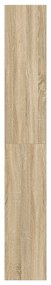 Estante vidaXL Carvalho Sonoma Madeira engenheirada 100 x 30 x 198 cm