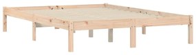 Cama sem colchão 160x200 cm madeira de pinho maciça