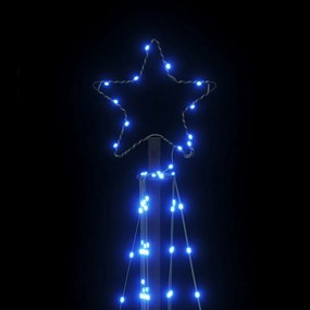 LED Árvore de Natal 339 LEDs Azul 187 cm