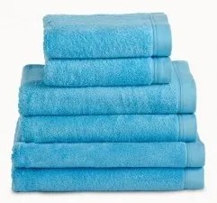Toalhas banho 100% algodão penteado 580 gr. cor turquesa: 1 lençol banho 100x150 cm