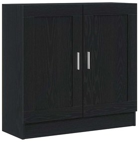 Armário de Livros de Carvalho Preto - 82,5x30,5x80 cm - Móveis de Made
