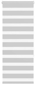 vidaXL Cortina de zebra 60x150 cm largura do tecido 55,9 cm poliéster