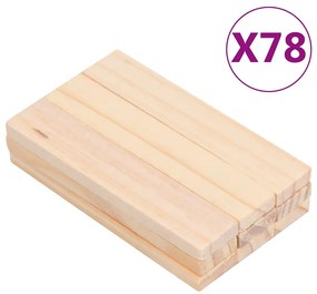 Conjunto blocos de construção 150 pcs pinho maciço pintado