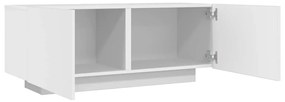 Móvel p/ TV 100x35x40cm madeira processada branco