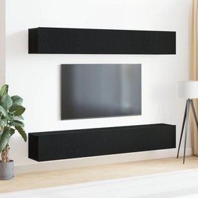 Conjunto de Painéis para Televisão vidaXL 4 Peças Montadas na Parede e