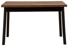 Conjunto de Mesa de Jantar Extensível Oliver – Preto – 120x77x75 cm