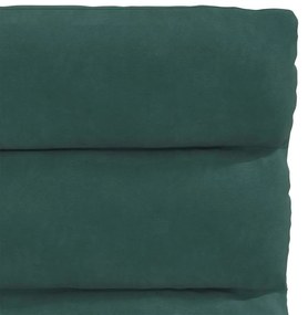 Cadeiras de jantar 6 pcs veludo verde-escuro