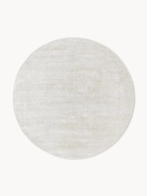 Tapete redondo artesanal em viscose Jane