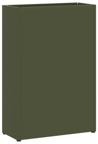 Suporte de guarda-chuva verde-azeitona da - 28x12x41 cm - Feito de aço