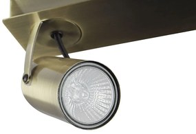 Candeeiro de teto em metal cor de bronze para 4 lâmpadas KLIP Beliani