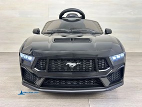 Carro elétrico para crianças Ford Mustang 12V, Rodas borracha Preto