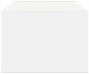 Móvel de TV com luzes LED 100X35,5x25 cm branco