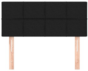 Cabeceira de cama tecido 90x5x78/88 cm preto