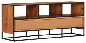 Móvel de TV 110x30x45 cm madeira de acácia maciça
