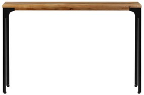Mesa consola 120x35x76 cm madeira recuperada maciça
