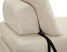 POLTRONA/CAMA FASTER BRANCA 80X100X80 CM (COMPRIMIDA - TAMANHO DA CAMA 204X80X18 CM) BRANCA