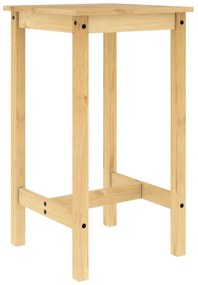 3 pcs conjunto de bar pinho maciço