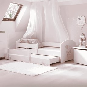 Cama dupla elefante 160x80 branca - colchão e estrado incluído
