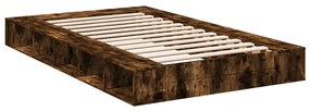 Estrutura de cama 135x190 cm derivados madeira carvalho fumado