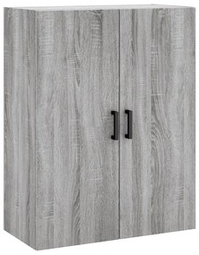 Armário alto 69,5x34x180 cm derivados de madeira sonoma cinza