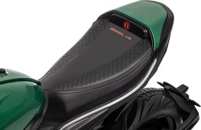 Mota elétrica para Crianças 12V, Ducati Diavel, 2 a 6 anos, Rodas espuma Eva Laranja