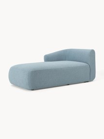 Módulo de canto chaise longue em bouclé Sofia