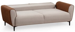 ****  
Sofá-Cama de 3 Lugares Aren – Bege – 215x85x85 cm

**