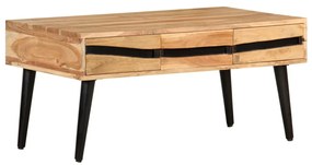 Mesa de centro 88x50x42 cm madeira de acácia maciça