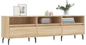Móvel de TV 150x30x44,5 cm derivados de madeira carvalho sonoma