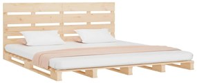 Cama sem colchão 180x200 cm madeira de pinho maciça