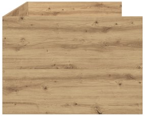 Cama Auxiliar Carvalho Artesanal Madeira Engenheirada 90 x 200 cm