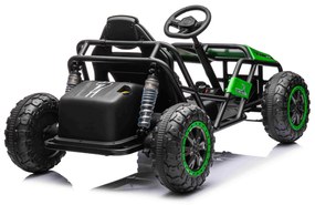 Carro elétrico para crianças rodas SPORT-CART 24 V EVA macias, assento em couro sintético, rodas Smooth Drift, motor de 2 x 50 Watt, bateria de 24 V,