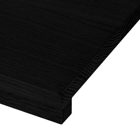Soleiras da janela 2 pcs 90x15x2 cm carvalho castanho-escuro