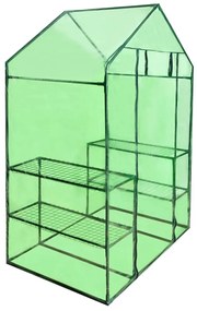 Estufa com acesso Greenhouse com 4 Prateleiras