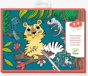 Pintura mágica DJECO para revelar selva verde