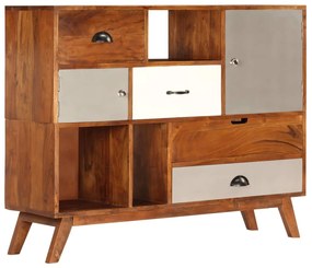 vidaXL Aparador 115x35x86 cm madeira de acácia maciça