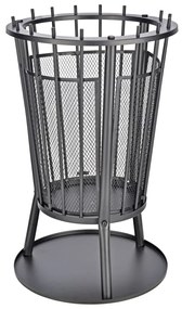 429151 HI Taça de combustão com proteção contra faíscas 40x61 cm preto