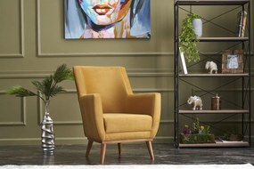 Cadeira Wing Gonca – Dourada – 74x80x75 cm