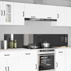 vidaXL Proteção de Cozinha 2 pcs Cinza Escuro 110 x 40 cm