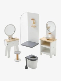 Agora -30%: Mobiliário de casa de banho para boneca manequim branco