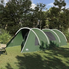 vidaXL Tenda túnel com telhado Verde e Branco 778 x 356 x 210 cm