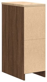 Armário de arrumação de garagem carvalho castanho 30x51x85 cm
