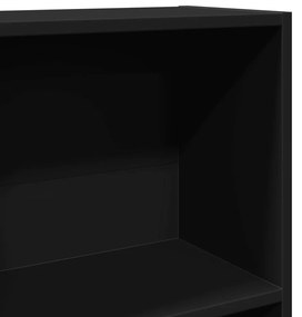 Estante 40x24x143 cm derivados de madeira preto