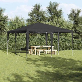 vidaXL Tenda de Festa Antracite 400 x 400 x 266 cm Polietileno e Aço