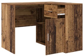 Escrivaninha de Canto Madeira Antiga 102x88x75 cm Madeira Engenheirada